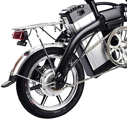 Elektrofahrräder : Maliyaw Schwarzes elektrisches Hochgeschwindigkeitsmotor-Radfahrenfahrrad des Fahrrad-350w, Lithium-Batterie 48V / 10AH