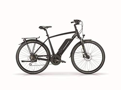 Elektrofahrräder : MBM E-Bike Oberon, 28 Zoll, Schwarz-Matt, Rahmenhhe: 550MM