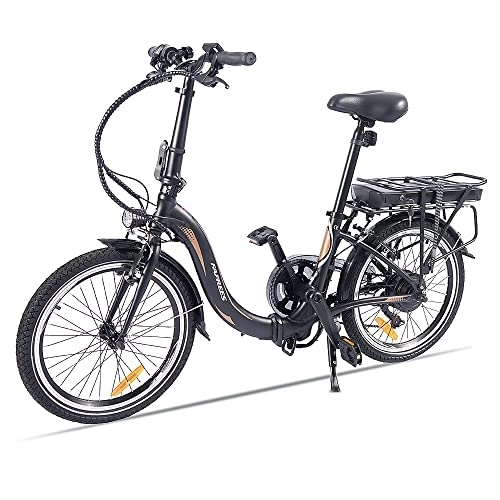 Elektrofahrräder : mit App E-Bike Faltrad 20 Zoll Elektrofahrrad Damen 250W E-Cityrad 36V / 10Ah Akku E-Bike Herren Elektrofahrräder 25 km / h Shimano 7 Pendler-City-Elektrofahrräder
