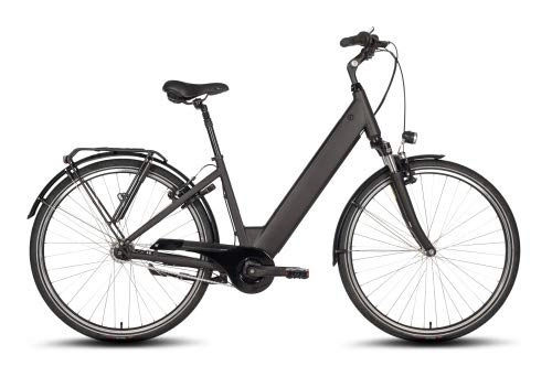 Elektrofahrräder : Mittelmotor E-Bike mit integriertem Akku, 7 Gang Schaltung und Rücktrittbremse