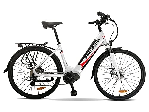 Elektrofahrräder : Modell 2022 - PowerPac - Citybike 700C (ca. 28“) PEDELEC ELEKTROFAHRRAD E-Bike Fahrrad - Hydr. Scheibenbremsen + Akku Li-Ionen 36V 17, 4Ah (626 Wh)
