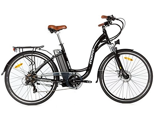 Elektrofahrräder : Moma Bikes 28 Ebike, Schwarz, One Size