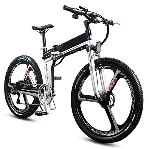 Elektrofahrräder : MXYPF Elektrofahrrad Mountainbike, Ausdauer Laufleistung 70~90 Km, 48 V Hocheffiziente Lithiumbatterie - Klapprahmen Aus Aluminiumlegierung - 400 W - 26 Zoll Offroad-Elektrofahrrad