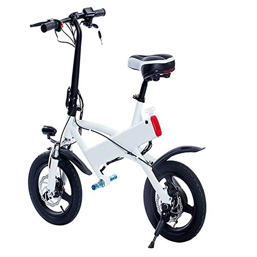 Elektrofahrräder : MXYPF Klappbares E-Bike, 14-Zoll-Elektrofahrrad FR Erwachsene - Leichte Aluminiumlegierung 250 W-36 V / 7, 8 Ah Lithium-Batterie-Scheibenbremse - HChstgeschwindigkeit 25 Km / H