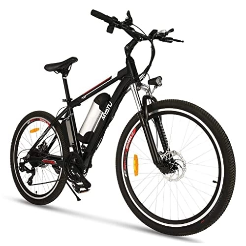 Elektrofahrräder : MYATU 26" E-Mountainbike für Damen und Herren, Shimano 21speed 250W Hinterradnabenmotor