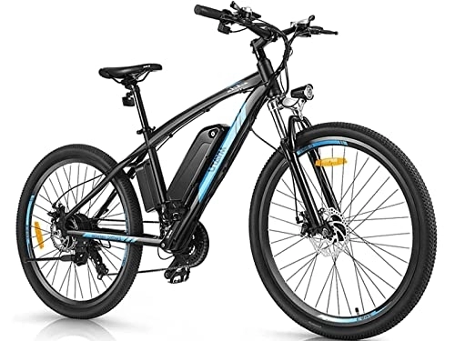 Elektrofahrräder : Myatu E-Bike 27, 5 Zoll Elektrofahrrad Mountainbike für Männer und Frauen, 6 Gang Shimano, Kettenschaltung, 250W