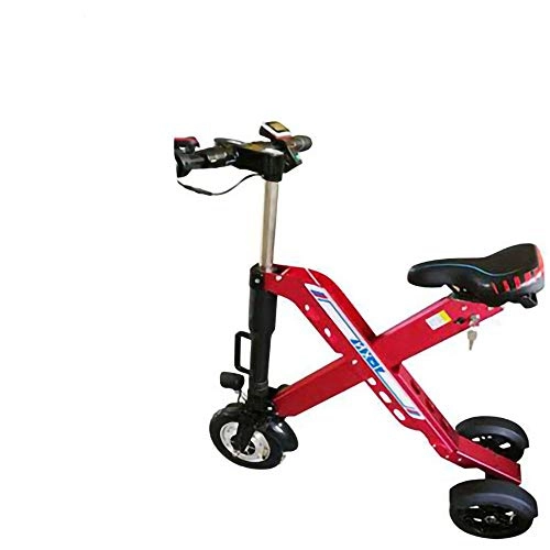 Elektrofahrräder : NBWE Elektrofahrrad Ausgeglichenes Elektrofahrzeug Dreirad Lithium-Mini-Roller Lady Small Folding Electric Bicycle Adult Scooter