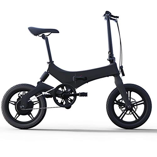 Elektrofahrräder : NBWE Faltendes elektrisches Fahrrad-kleine Erzeugung, die Lithium-Batterie-Zusatzbatterie-Auto-mnnlichen und weiblichen Roller-Schwarzen 36V fhrt Suspension