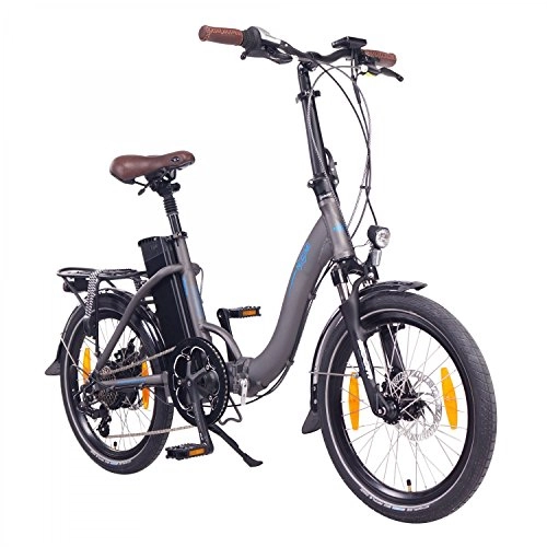 Elektrofahrräder : NCM Paris 20” E-Bike, E-Faltrad, 36V 15Ah 540Wh Anthrazit