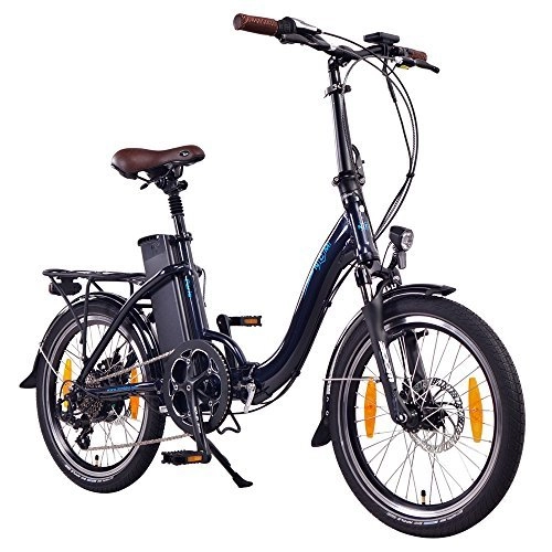 Elektrofahrräder : NCM Paris 20” E-Bike, E-Faltrad, 36V 15Ah 540Wh Dunkel blau