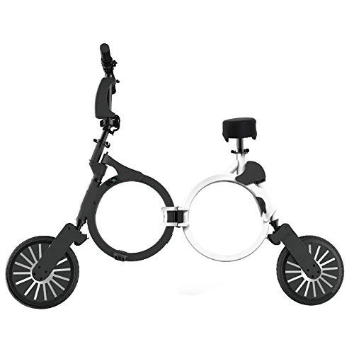 Elektrofahrräder : NEOFOLD Faltbares elektrofahrrad mit Lithium-Wiederaufladbare Batterie 48V, elecktroroller, Elektro Scooter 20 km / h (Schwarz und weiß)
