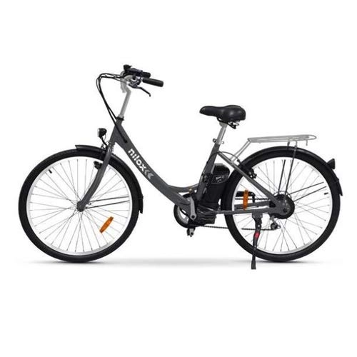 Elektrofahrräder : Nilox E Bike X5, Elektro Fahrrad, Schwarz, One Size