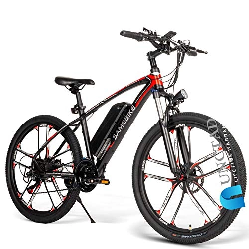 Elektrofahrräder : Not application Elektrofahrrad E-Bike Mountain Bike, 26" Elektrisches Fahrrad Mit48V 10Ah Lithium-Batterie Und 21-Gang，Höchstgeschwindigkeit 35km / h