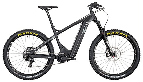 Elektrofahrräder : Nox Cycles Unisex Erwachsene Hybrid XCTrail - Comp Fahrrder, Mountainbike, Hard Trail, Down Hill Bike, MTB, Anthrazit S