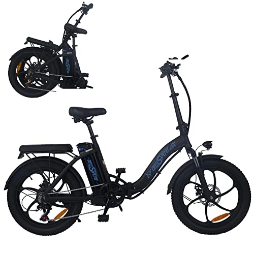 Elektrofahrräder : ONE Sport 20 Zoll E-Bike Klapprad Faltbares Ebike Fahrrad Elektrofahrrad 550W 48V Akku bis zu 200km große Reichweite mit wasserdichtem LED Display