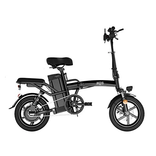 Elektrofahrräder : OQJUH Elektrofahrrad E-Bike-Fahrradklappbatterie Kapazität 8A / 12A / 20A / 30A Lithiumbatterie Elektrofahrrad aus kohlenstoffhaltigem Stahl für Erwachsene und Pendler, Endurance30kM