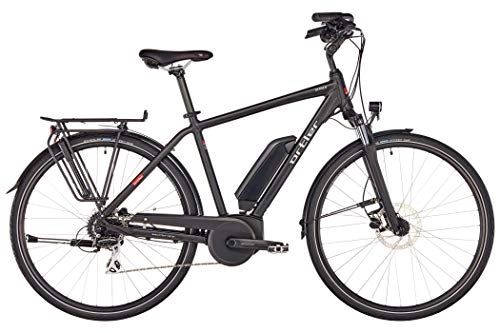 Elektrofahrräder : Ortler Bergen 400 Herren Black matt Rahmenhhe 60cm 2019 E-Trekkingrad