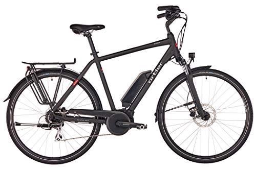 Elektrofahrräder : Ortler Bergen Herren Black matt Rahmenhhe 55cm 2019 E-Trekkingrad
