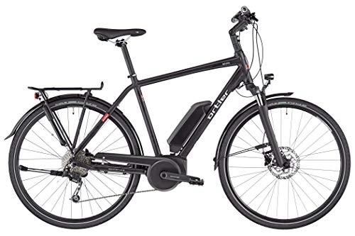 Elektrofahrräder : Ortler Bozen Black matt Rahmenhhe 60cm 2020 E-Trekkingrad