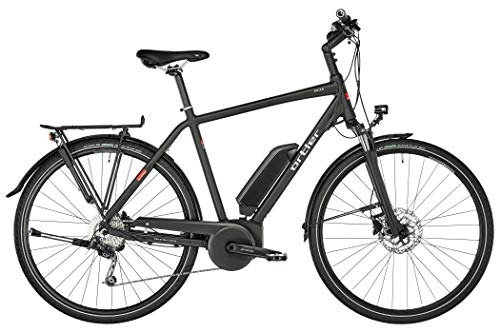 Elektrofahrräder : Ortler Bozen Herren Black matt Rahmenhöhe 60cm 2019 E-Trekkingrad