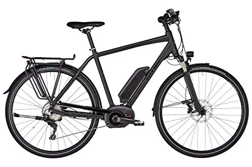 Elektrofahrräder : Ortler Bozen Premium Herren Black matt Rahmenhöhe 60cm 2019 E-Trekkingrad