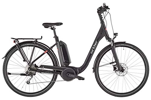 Elektrofahrräder : Ortler Bozen Wave Black matt Rahmenhhe 45cm 2020 E-Trekkingrad
