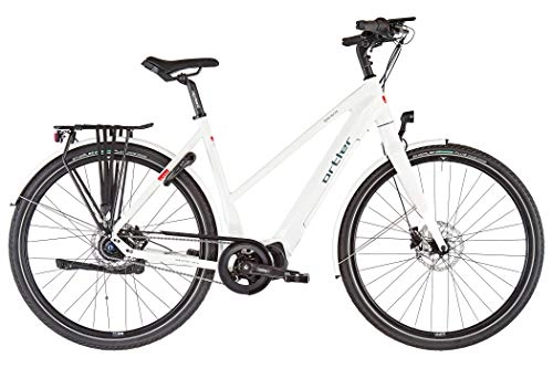 Elektrofahrräder : Ortler Montreux 6100 Intube Trapez White Glossy Rahmenhöhe 50cm 2020 E-Cityrad