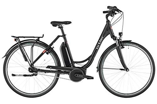 Elektrofahrräder : Ortler Wien Wave 7-Fach Black matt Rahmenhhe 47cm 2020 E-Trekkingrad