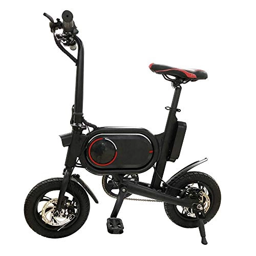 Elektrofahrräder : OTO Zusammenklappbares Fahrrad für Elektromobilität - Vordere und hintere mechanische Doppelscheibenbremsen - Aluminiumlegierung - Tragfähigkeit 120 kg - für Erwachsene, Männer und Frauen
