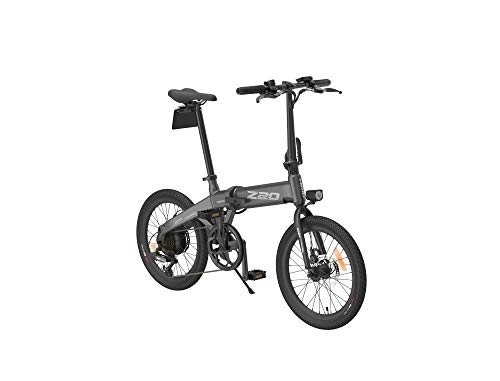 Elektrofahrräder : OUXI HIMO Z20 für Erwachsene, Mountainbike elektrische Citybikes mit und Geschwindigkeitssystem für Sport und Pendeln(grau)