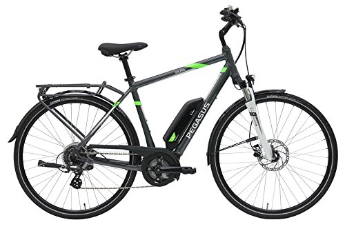 Elektrofahrräder : Pegasus E-Bike Solero E8 13, 4 Ah Herren grau 2018 Gr. 58 cm