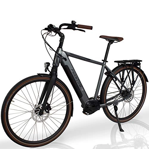 Elektrofahrräder : Phantom City | E-Bike | E Bike | 28" Zoll | 13Ah | 95Nm | 500Wh | TurboBoost | Elektrofahrrad | Pedelec | Samsung | Herren / Damen | 250W | Shimano | SelleRoyal | Premium Qualität