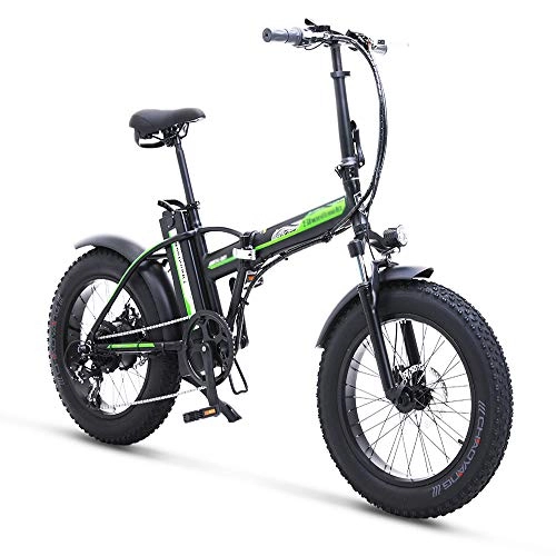 Elektrofahrräder : PHASFBJ 20 Zoll Klappbares E-Bike, Elektrofahrrad 7 Gang-Schaltung Alu-Rahmen E-Citybike Klapprad Mountainbike Höchstgeschwindigkeit 20 km / h für Erwachsene, Schwarz