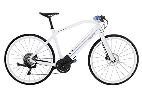 Elektrofahrräder : Pininfarina Erwachsene Evoluzione Hi-Tech Carbon Shimano XT 11-Gang Elektrofahrrad, Weiß, M