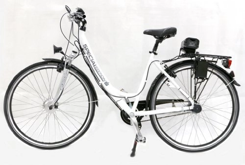 Elektrofahrräder : Power Bike PB Elektrofahrrad City Lady Wave, Nexus 7G mit 24V / 11.6Ah Akku, SPK Edition Weiss