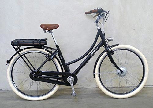 Elektrofahrräder : Prophete Damen E-Bike 28" Nostalgia e Elektrofahrrad schwarz matt RH 46cm
