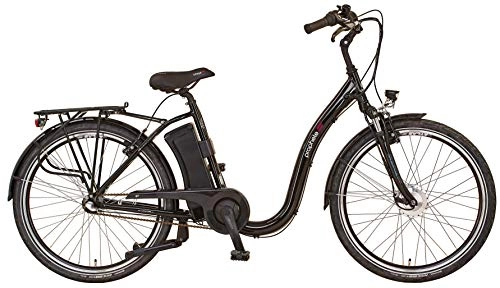 Elektrofahrräder : Prophete Damen GENIESSER 20.ESC.20 City E-Bike 26" BLAUPUNKT VR-Motor, schwarz, RH 46