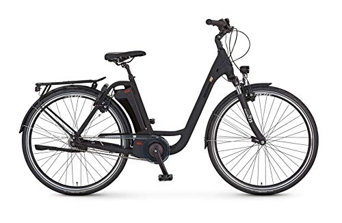 Elektrofahrräder : Prophete Damen GENIESSER e9.8 City E-Bike 28" Elektrofahrrad schwarz matt RH 49 cm