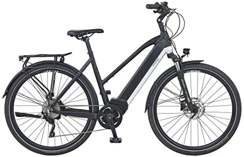 Elektrofahrräder : Prophete E-Bike 28", eSUV für Damen und Herren, Elektrofahrrad mit AEG ComfortDrive, Farbe schwarz / silber