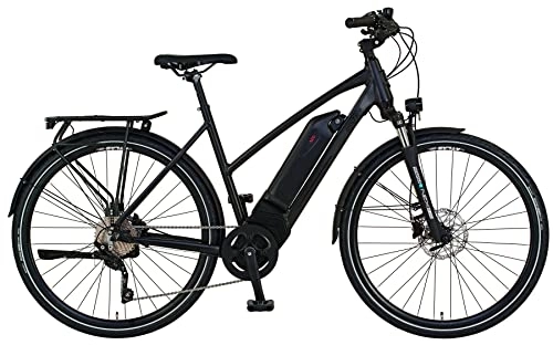 Elektrofahrräder : Prophete E-Bike Entdecker für Damen und Herren, Trekking Elektrofahrrad 28", AEG ComfortDrive, Farbe schwarz matt