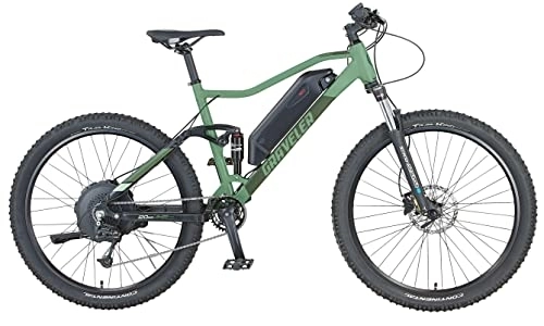 Elektrofahrräder : Prophete E-Bike Graveler, MTB Mountainbike für Damen und Herren, Elektrofahhrad 27, 5", AEG EasyDrive+, Farbe nevergreen matt