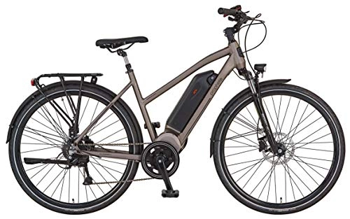 Elektrofahrräder : Prophete ENTDECKER e9.7 Trekking E-Bike 28" Damen Elektrofahrrad graphit-grau matt RH 50 cm