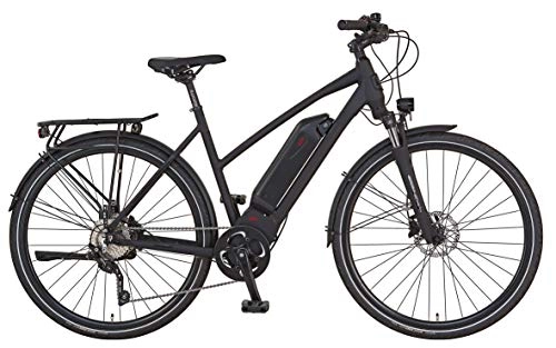 Elektrofahrräder : Prophete ENTDECKER Sport Trekking E-Bike 28" Damen Elektrofahrrad schwarz matt RH 52 cm