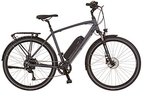 Elektrofahrräder : Prophete Herren ENTDECKER 20.EST.10 Trekking E-Bike 28" BLAUPUNKT HR-Motor, grau, RH 52