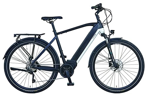 Elektrofahrräder : Prophete Unisex – E-Bike eSUV 22.ETS.15 | Elektrofahrrad für Herren und Damen, Pedelec SUV 28" | AEG Mittelmotor ComfortDrive | schwarz silber