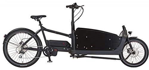 Elektrofahrräder : Prophete Unisex – Erwachsene Cargo Plus ETL.10 E-Bike 20" / 26" AEG ComfortDrive, schwarz, RH 48