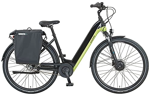 Elektrofahrräder : Prophete Unisex – Erwachsene E-Bike eC800 28" Da RH48, schwarz-grün, 54291-0122