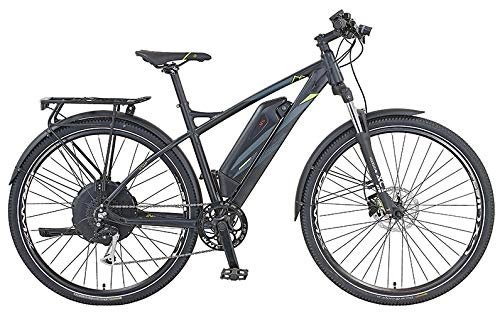 Elektrofahrräder : Prophete Unisex – Erwachsene eSUV 21.EMS.10 E-Bike 29" AEG EasyDrive+ | Disc | 9-Gang, schwarz matt, RH 48