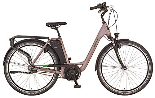 Elektrofahrräder : Prophete Unisex – Erwachsene GENIESSER 20.EMC.10 City E-Bike 28" AEG EcoDrive C, grau