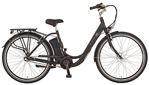 Elektrofahrräder : Prophete Unisex – Erwachsene GENIESSER 20.ESC.30 City E-Bike 28" BLAUPUNKT VR-Motor, schwarz, RH 48